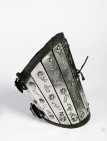 MEDIEVAL SPLINTED BRACERS ARMS ELBOW COPS WITH ETCHING