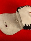MITTELALTERLICHE RUNDE LEDERTASCHE