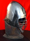 Mittelalter Beckenhaube Bacinet