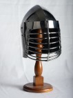 MEDIEVAL BASCINET HELM HELMET ARMOR WITH BARGRILL