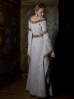 Medieval natural flax linen garb costume dress