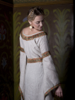 Fantasy medieval style natural linen chemise tunic