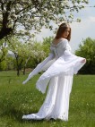Mittelalterliches Hochzeitskleid 