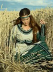 MITTELALTERKLEID MIT OBERKLEID