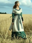 MITTELALTERKLEID MIT OBERKLEID