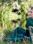 Mittelalter Kleid „Prinzessin des Waldes“ mit Korsett