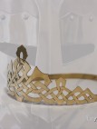 Mittelalter Schmuck: Krone Aus Messing Keltischer Muster