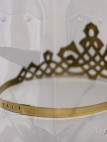 Mittelalter Schmuck: Krone Aus Messing Keltischer Muster