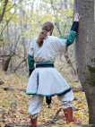 MEDIEVAL LONG MAN TUNIC WITH OVERCOAT