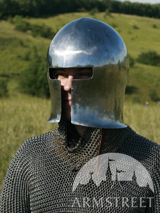 Mittelalter Barbuta Helm