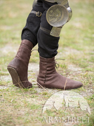 Mittelalter Stiefel Mit Schnürung