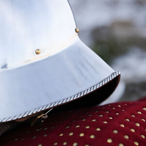 Cabasset Helm mit Halsberge „Der Hellebardier“