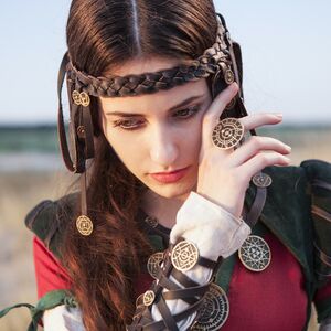 Fantasy-Ring "Tochter des Alchimisten" aus Messing