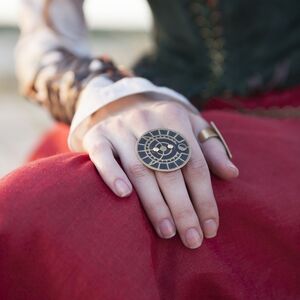 “Fantasy-Ring "Tochter des Alchimisten" aus Messing”