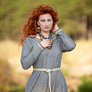 Limitiertes Winter-Wikingerkleid aus Wollmischung „Hilda die Stolze“