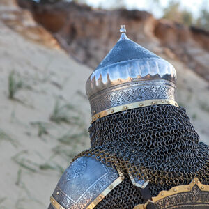 Mittelalter Helm Turban Prinz des Osten