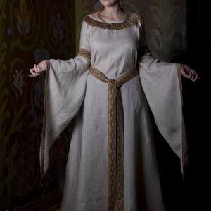 Mittelalter Kleid aus Leinen Anna von Kiew