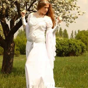 Mittelalter Kleid Für Hochzeit &quot;Isolde&quot;