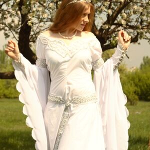 Mittelalter Kleid Für Hochzeit &quot;Isolde&quot;
