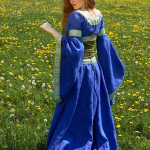 Mittelalter Kleid Mit Korsett Mieder &quot;Der Frühling&quot;