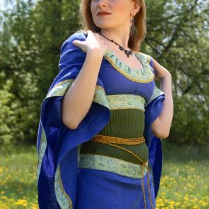 Mittelalter Kleid Mit Korsett Mieder &quot;Der Frühling&quot;