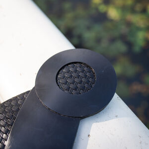 Verstärkter Knieschutz aus strukturiertem Kunststoff „Futura Schwarz“ für HEMA, WMA