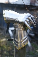 Exklusive Mittelalter Panzerhandschuhe