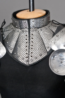 Fantasie Kragen und Schulterschutz Set mit geätztem Muster