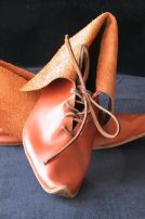 Frühmittelalter Stiefel Mit Schnürung