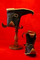 Mitelalter/fantasie Leder Stiefel "Glocken"