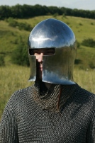 Mittelalter Barbuta Helm