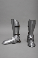Mittelalter Beinzeug mit Leder Riemen