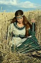 Mittelalter Kleid Mit Oberkleid