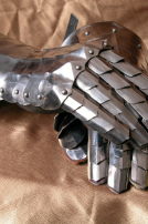 Mittelalter Panzerhandschuhe Mit Beweglichen Fingern
