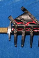 Mittelalter Schwarze Schwertgehänge Mit Riemen