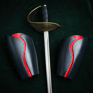 Armschützer aus Kunststoff „Futura“ für den Schwertkampf im HEMA-Stil