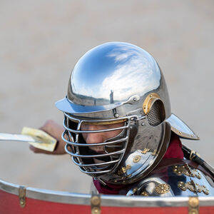 Coolus Römischer Helm aus Edelstahl „Cassius”