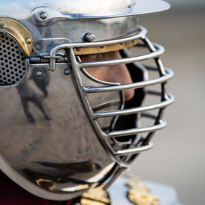 Coolus Römischer Helm aus Edelstahl „Cassius”