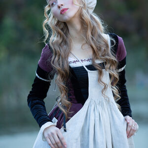 Damenkostüm „Renaissance-Erinnerungen“ mit Kleid, Hemd, Schürze und Haube