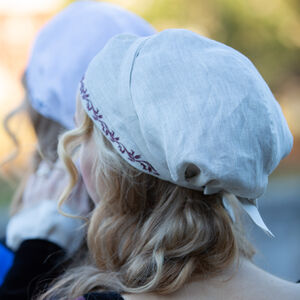 Damenkostüm „Renaissance-Erinnerungen“ mit Kleid, Hemd, Schürze und Haube