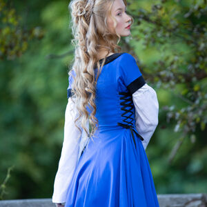 Damenkostüm „Renaissance-Erinnerungen“ mit Kleid, Hemd, Schürze und Haube