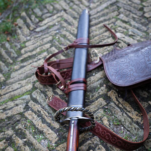Dekoratives Katzbalger-Kurzschwert mit Scheide „Söldner“
