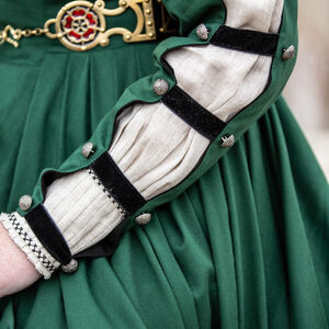 Deutsches Kleid mit Samtbesatz „Deutsche Rose”