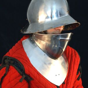 Mittelalter Helm Eisenhut Mit Bart