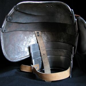 Exklusiver Schulterschutz, Pauldron, Armröhren