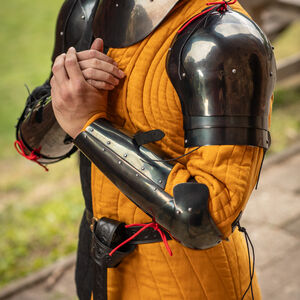 Funktionelle leichte 4-Segment-Schulterpanzer aus Federstahl „Söldner“ für WMA Harnischfechten