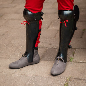 Funktionelle leichte Beinschienen mit Knieschützern „Söldner“ für Harnischfechten