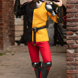 Funktionelle leichte Beinschienen mit Knieschützern „Söldner“ für Harnischfechten