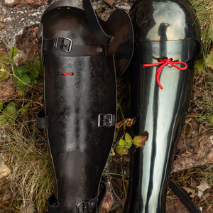 Funktionelle leichte Beinschienen mit Knieschützern „Söldner“ für Harnischfechten