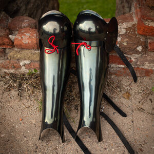 Funktionelle leichte Beinschienen mit Knieschützern „Söldner“ für Harnischfechten